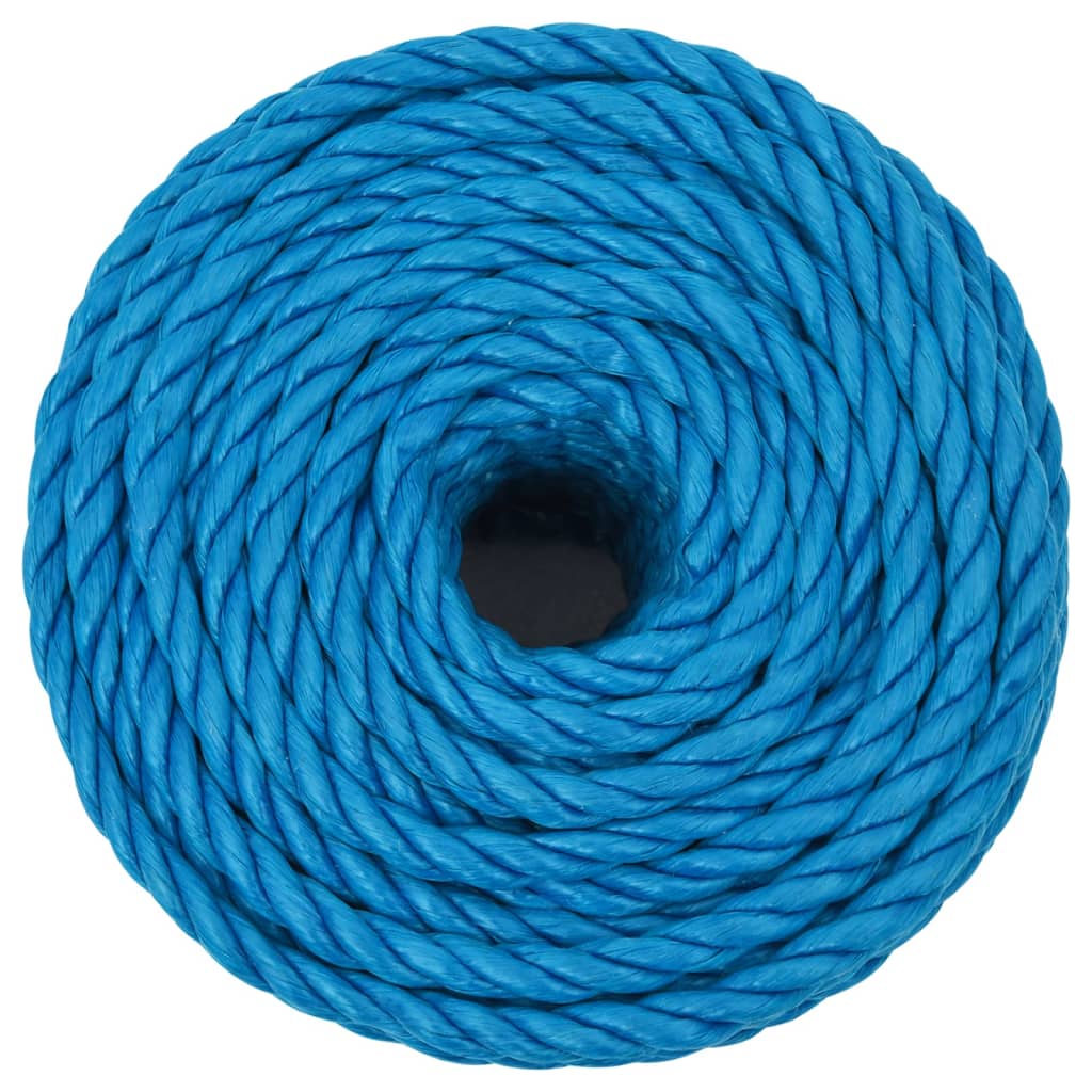 Vidaxl werkouw 16 mm 25 m polipropensko modra
