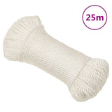 Vidaxl werkouw 3 mm 25 m polipropene bela