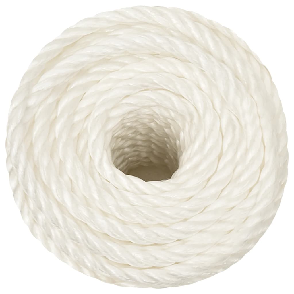 Vidaxl Werkouw 10 mm 25 m Polypropene white