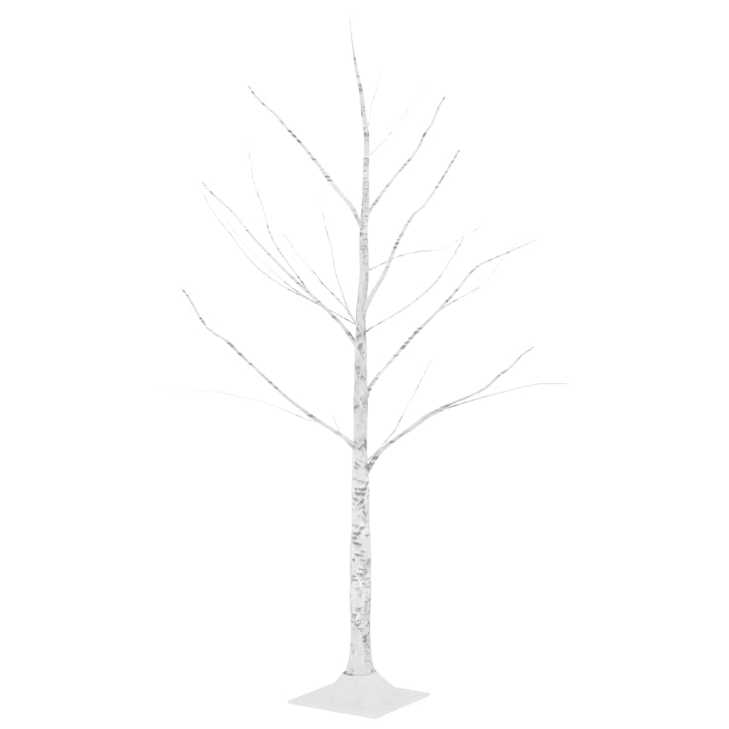 Vidaxl Berkenboom LED 48 LEDS BLANC CHAUD 120 CM BLANC