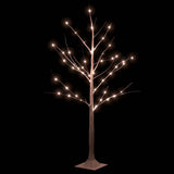 Vidaxl Berkenboom LED 48 LEDS BLANC CHAUD 120 CM BLANC