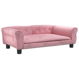 Vidaxl Dog Basket 95x55x30 cm en velours rose