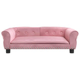Vidaxl Dog Basket 95x55x30 cm en velours rose
