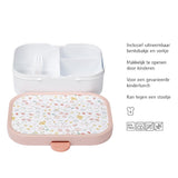Mepal Campus Lunchbox piccoli fiori olandesi e farfalle rosa bianco