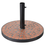 Progarden Parasol Foot s Terra-Design Mosaic Black and Orange