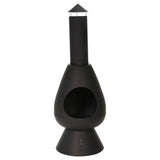 Progarden Progarden kamin z ambientalnim dimnikom 110 cm črno