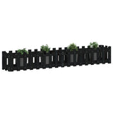 Vidaxl planter Insent HEK Design 200x30x30 cm fyrretræ sort