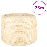 Corde vidaxl 10 mm 25 m 100% sisal
