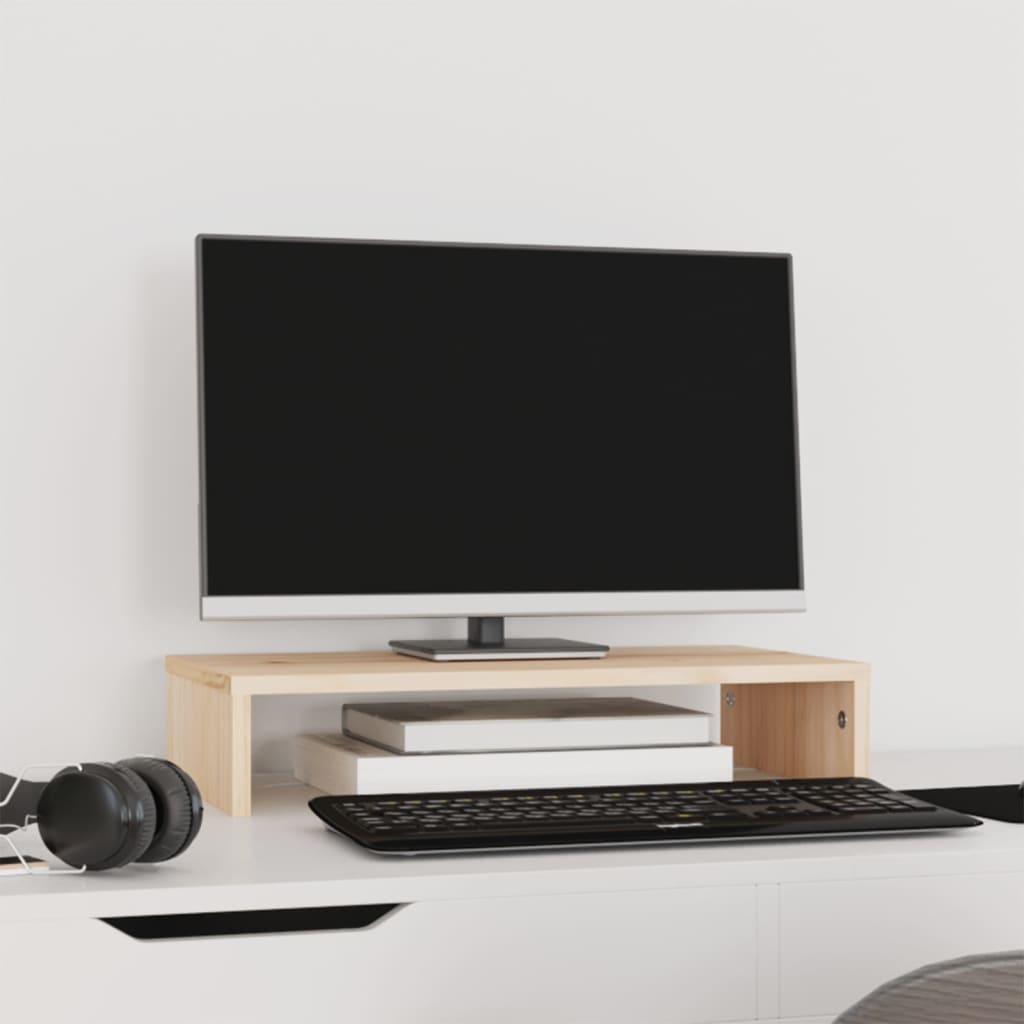 Vidaxl Monitor stands 50x27x10 cm Solid pine