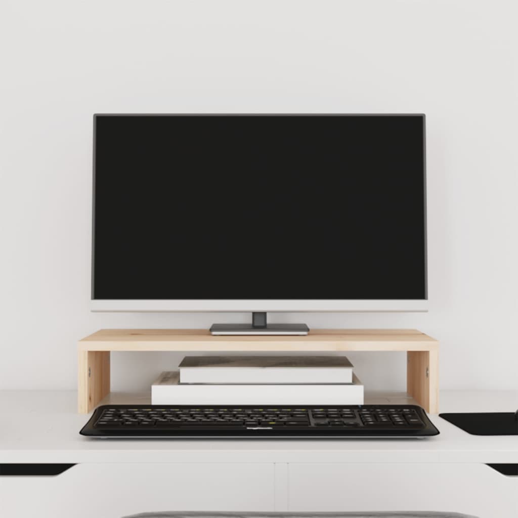 Vidaxl Monitor stands 50x27x10 cm Solid pine