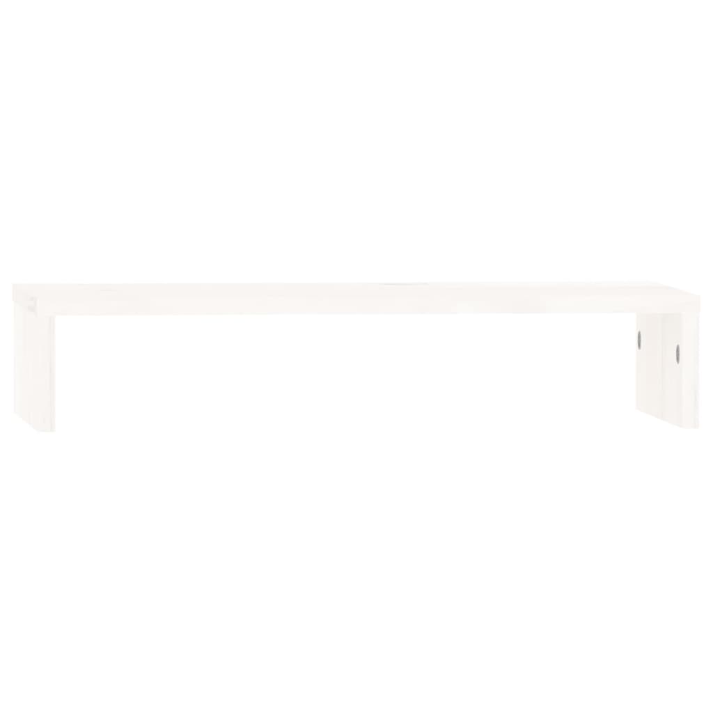 Vidaxl Monitor stands 50x27x10 cm Solid pine white