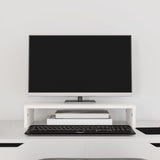 Vidaxl Monitor stands 50x27x10 cm Solid pine white