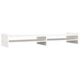 VidaXL Monitor standard 100x27x15 cm Solid pine white