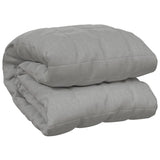 Vidaxl slabé přikrývky 200x200 cm 13 kg tkaniny šedé