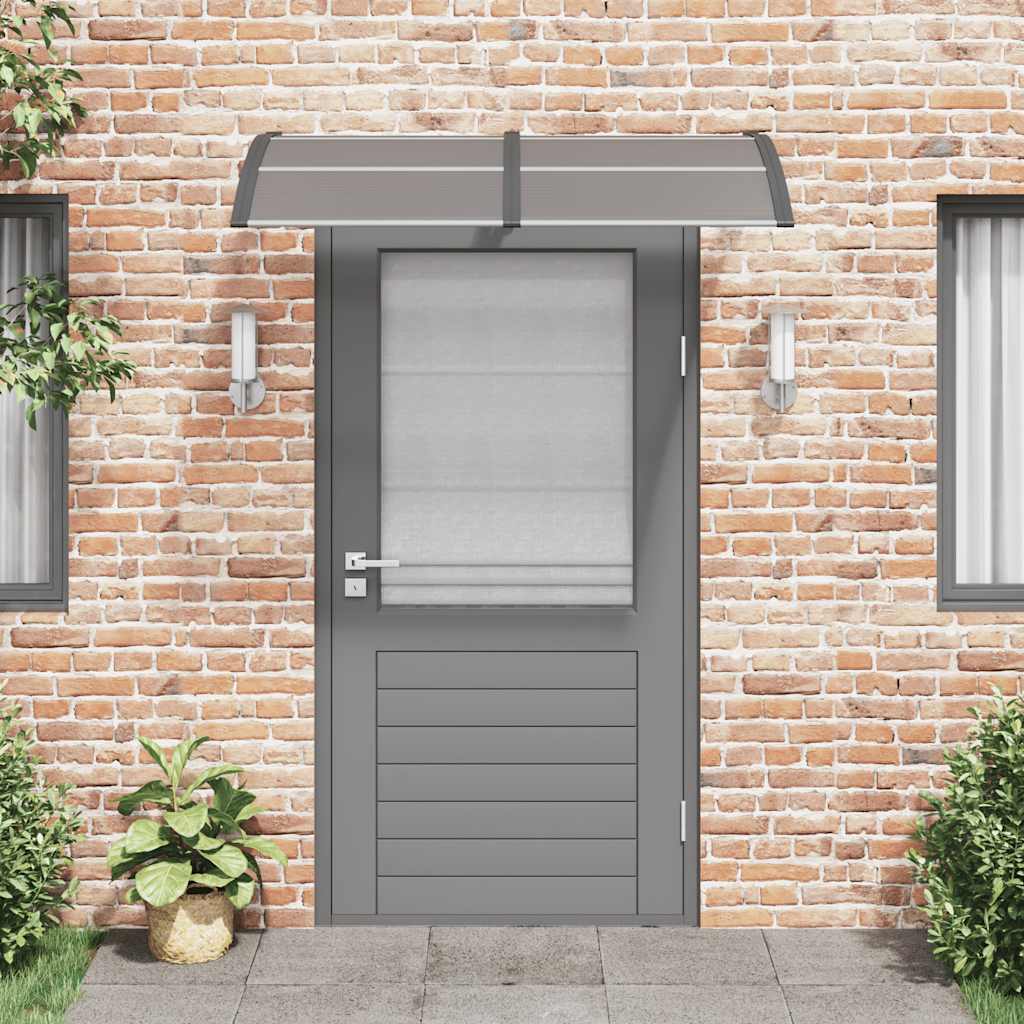 Vidaxl Port Canopy 150x75 cm in policarbonato nero
