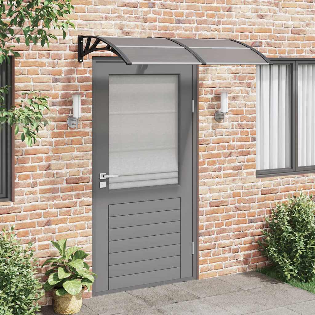 Vidaxl Port Canopy 150x75 cm in policarbonato nero