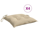 Cuscini da pallet Vidaxl 4 ST 50x50x7 cm tessuto oxford beige