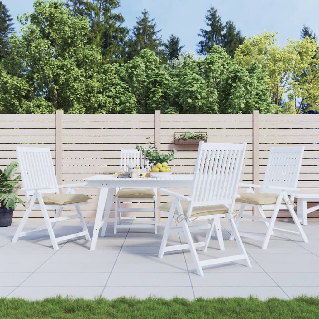 Cuscini da pallet Vidaxl 4 ST 50x50x7 cm tessuto oxford beige