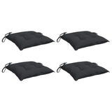 Coussins de palette vidaxl 4 ST 50x50x7 cm Oxford tissu noir