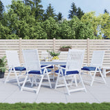 Coussins de palette vidaxl 6 st 50x50x7 cm oxford tissu bleu