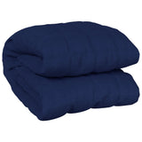 VIDAXL Coperta debole 220x230 cm 15 kg di tessuto blu