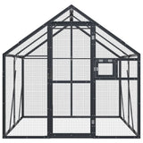 Vidaxl Aviär 1.79X2x1.85 m Aluminium Anthhacite -Colored