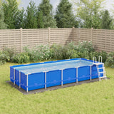 Vidaxl Pool Soil 550x280 cm Polyester géotextile gris clair