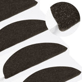 VIDAXL -Treppenmatten Selbstadhäsiv 10 PCs 65x22.5x3.5 cm Anthrazit -Colored