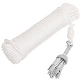 VidaXL anchor with rope foldable 0.7 kg of thermally galvanized cast iron