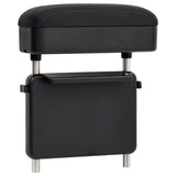 Vidaxl Armrest Universal 23x8x (30-38) cm ABS Sort
