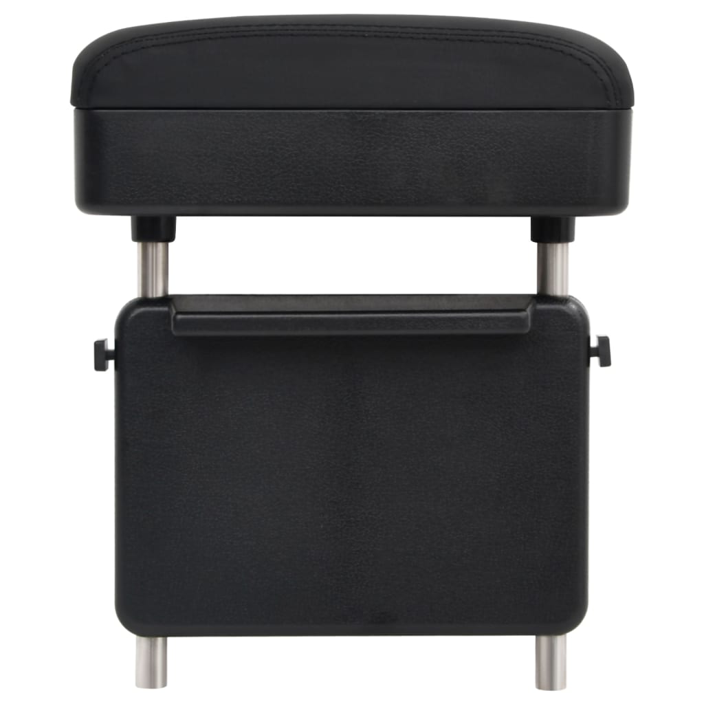 Vidaxl Armrest Universal 23x8x (30-38) cm ABS Sort