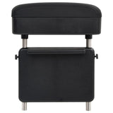 Vidaxl Armrest Universal 23x8x (30-38) cm ABS Sort
