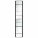 Vidaxl veggspeil 2 stk 100x40 cm metall svart