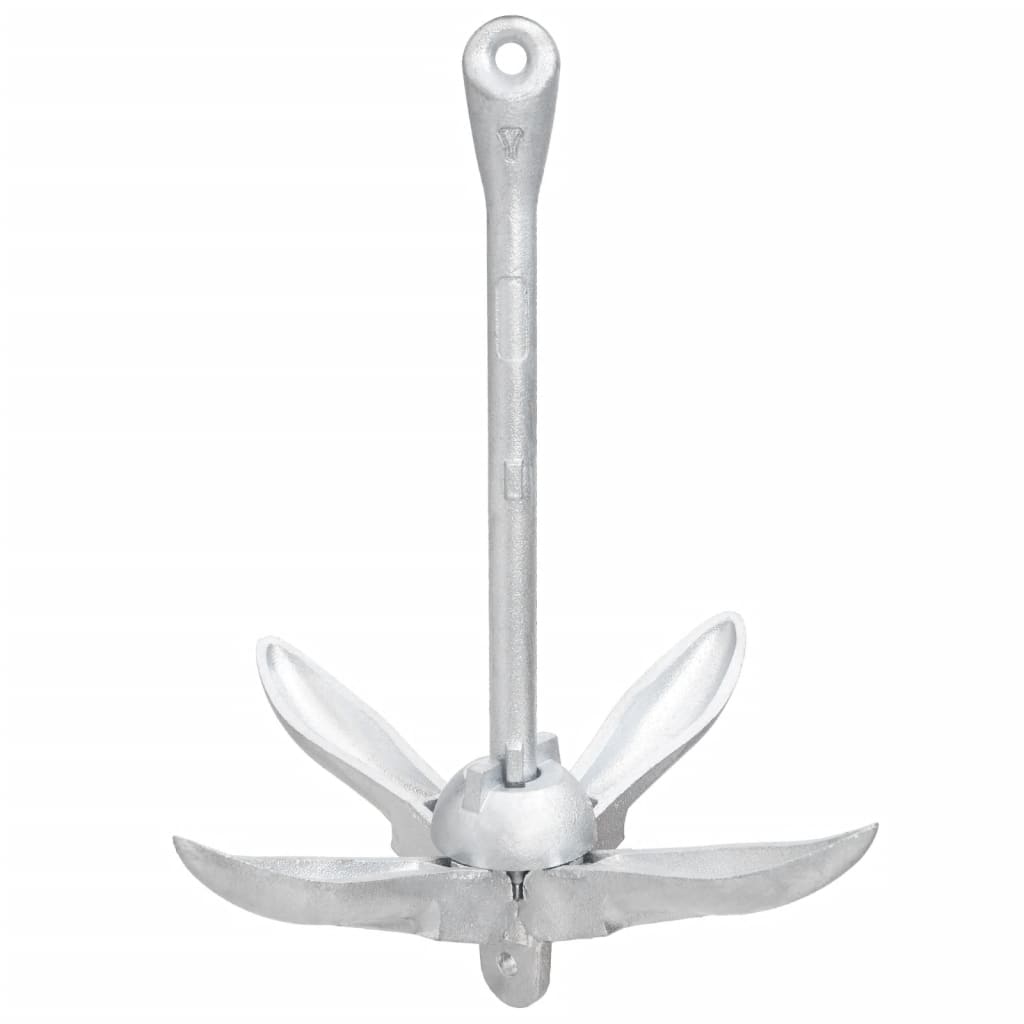 Vidaxl Anchor pliable 1,5 kg de fonte en fer forgé de couleur