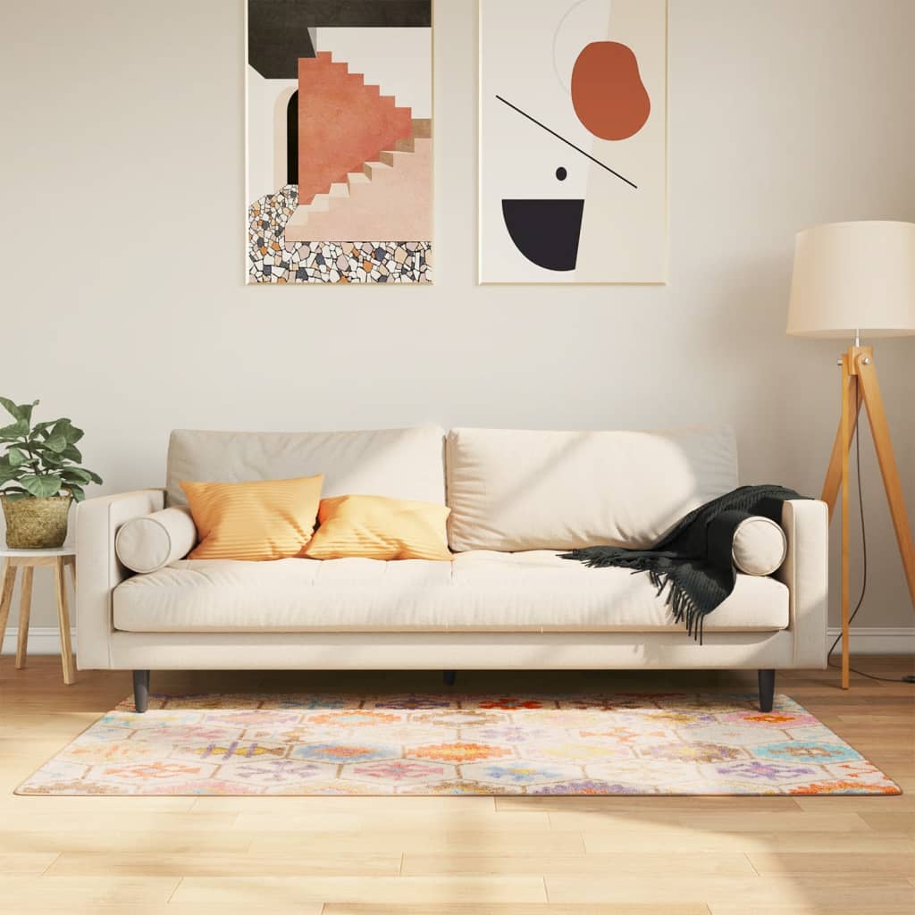 Vidaxl rug washable anti-slip 80x150 cm multi-colored