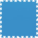 Bestway zwembadbodembeschermers 8 st blauw 58220