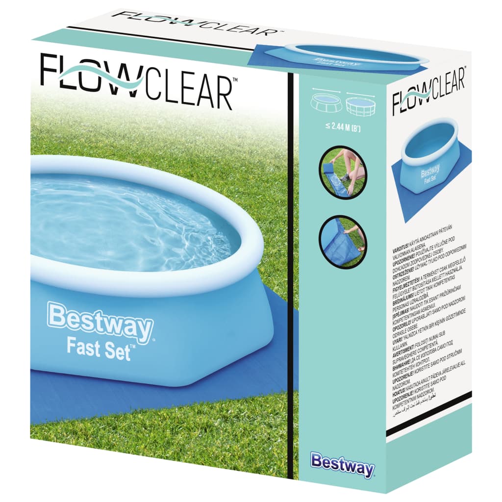 BESTWAY FLOWSCLEAR SWIPING POOL Land Segel 274x274 cm