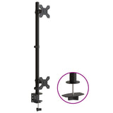 Vidaxl Monitor Standard Double Vesa 75 100 mm ocel černá