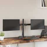 Vidaxl Monitor Standard Double Vesa 75 100 mm ocel černá