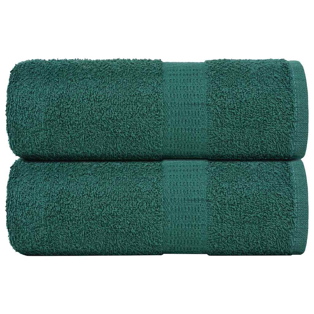 Bidaxl tvål torkar 2 st 30x30 cm 360 g m² 100% bomullsgrön