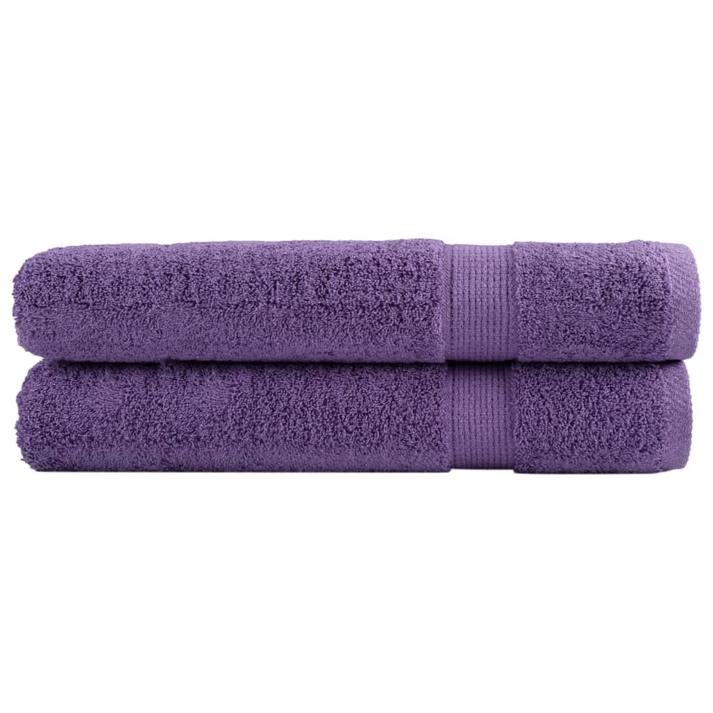 Serviettes Vidaxl Solund 2 PCS 600 g m² 100x200 cm violet