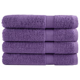 Serviettes Vidaxl Solund 4 PCS 600 g m² 100x200 cm violet