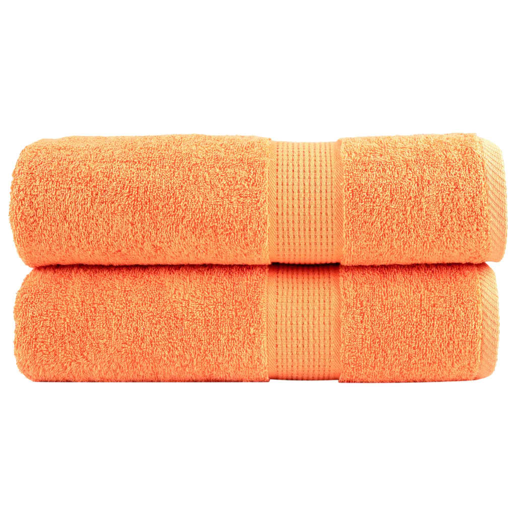 Serviettes de bain vidaxl solund 2 pcs 600 g m² 100x150 cm