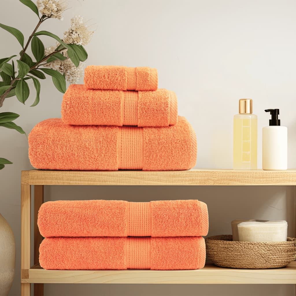 Serviettes de bain vidaxl solund 2 pcs 600 g m² 100x150 cm