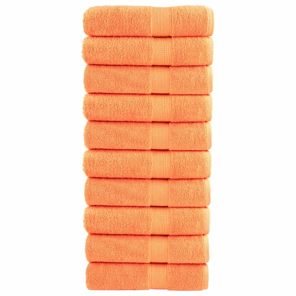 Serviettes de bain vidaxl solund 10 st 600 g m² 100x150 cm