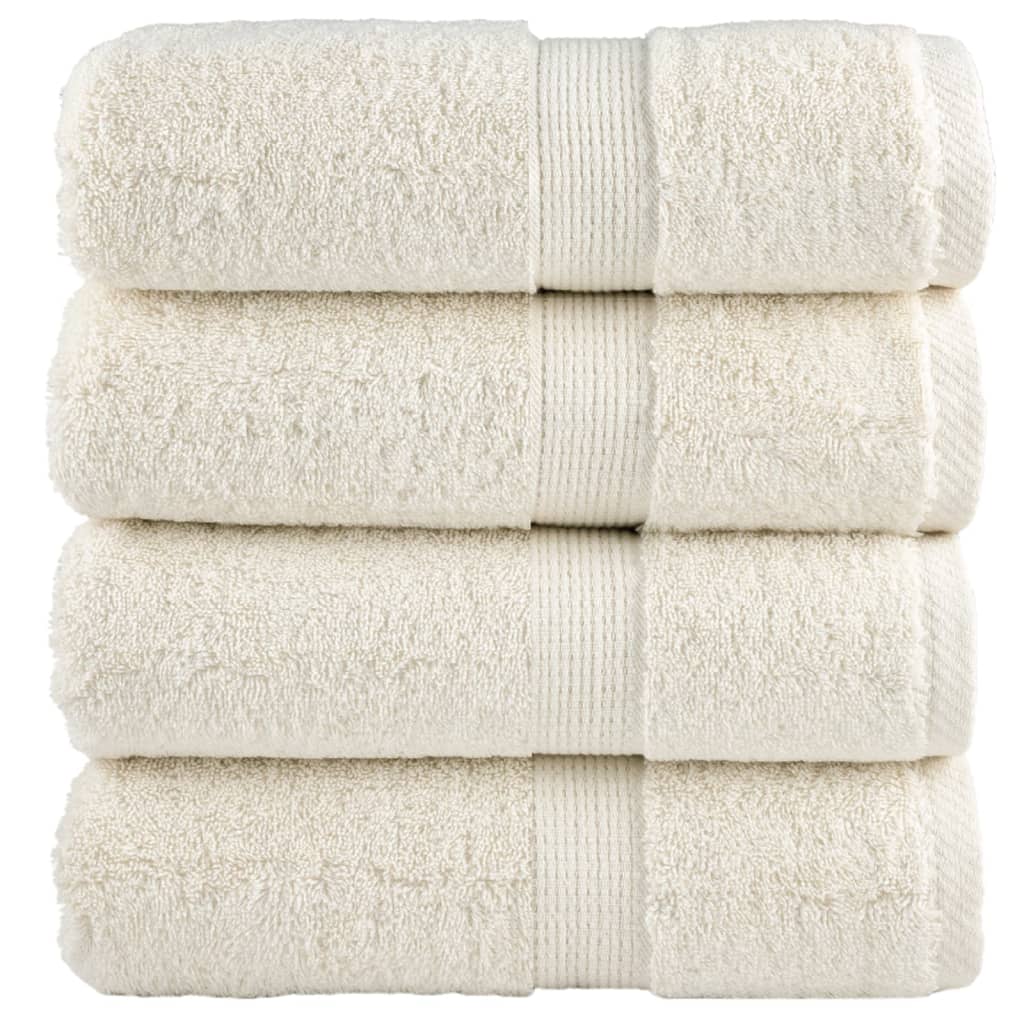 Vidaxl hostové ubrousky solund 4 krémy 600 g m² 30x30 cm