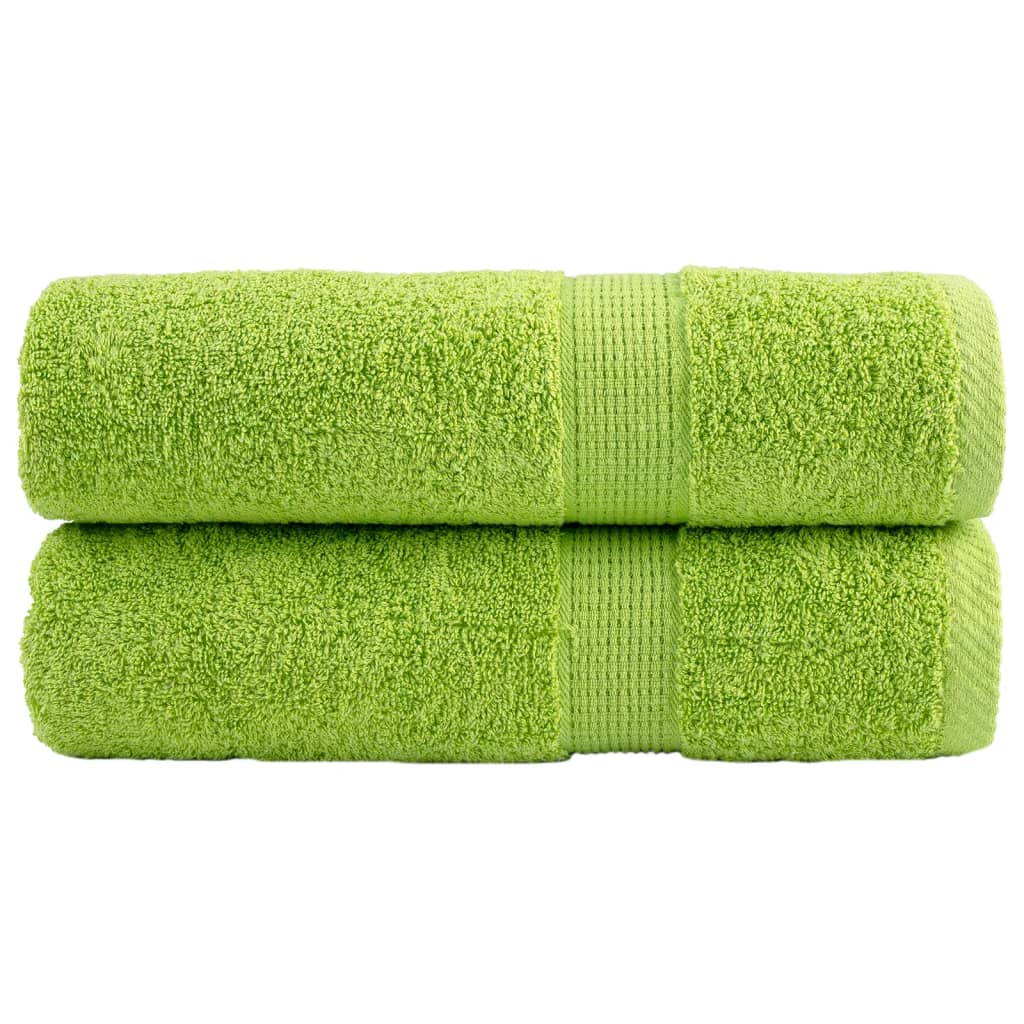 Serviettes de bain vidaxl solund 2 pcs 600 g m² 100x150 cm