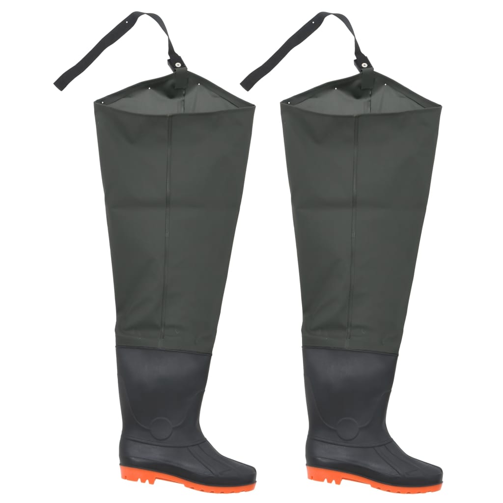Vidaxl Fisheries Boots Size 45 Dark Green
