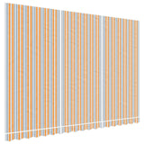 Tissu de remplacement Vidaxl pour la canopée rayée de 4,5x3 m multicolores