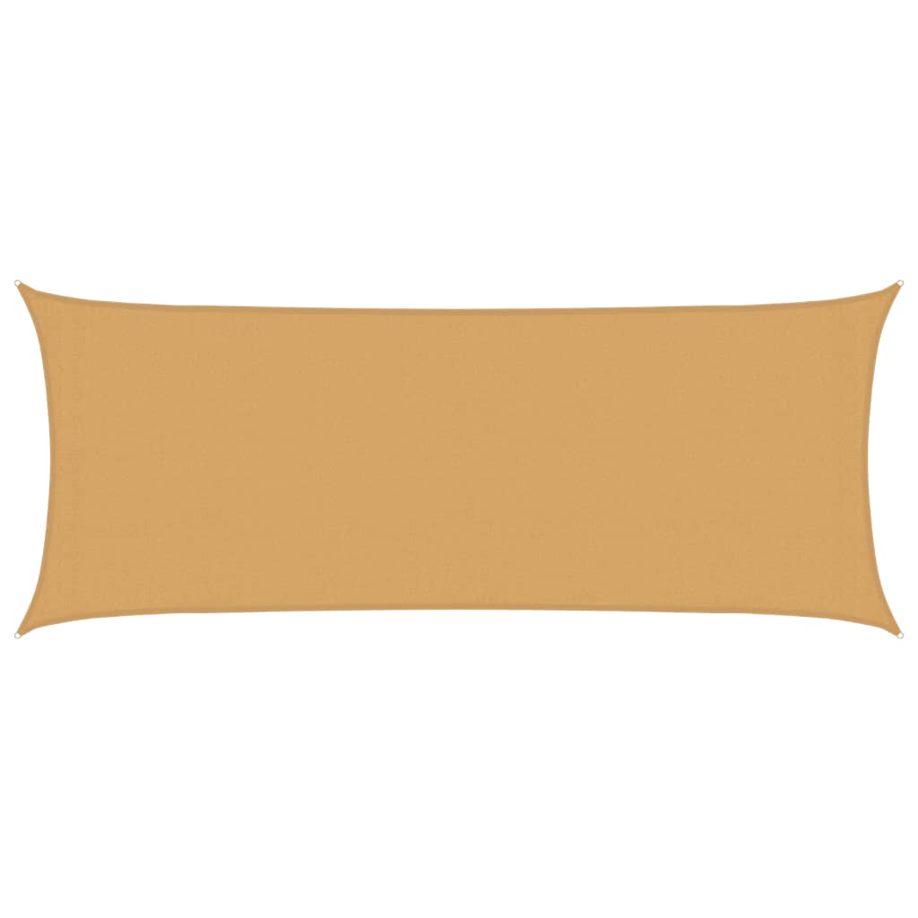 Vidaxl zonnezil 160 g m² rectangulaire 2x5 m de sable HDPE -Colored